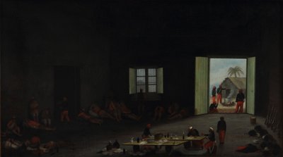 Paraguayanske soldater såret fanger i slaget ved Yatay av Candido Lopez